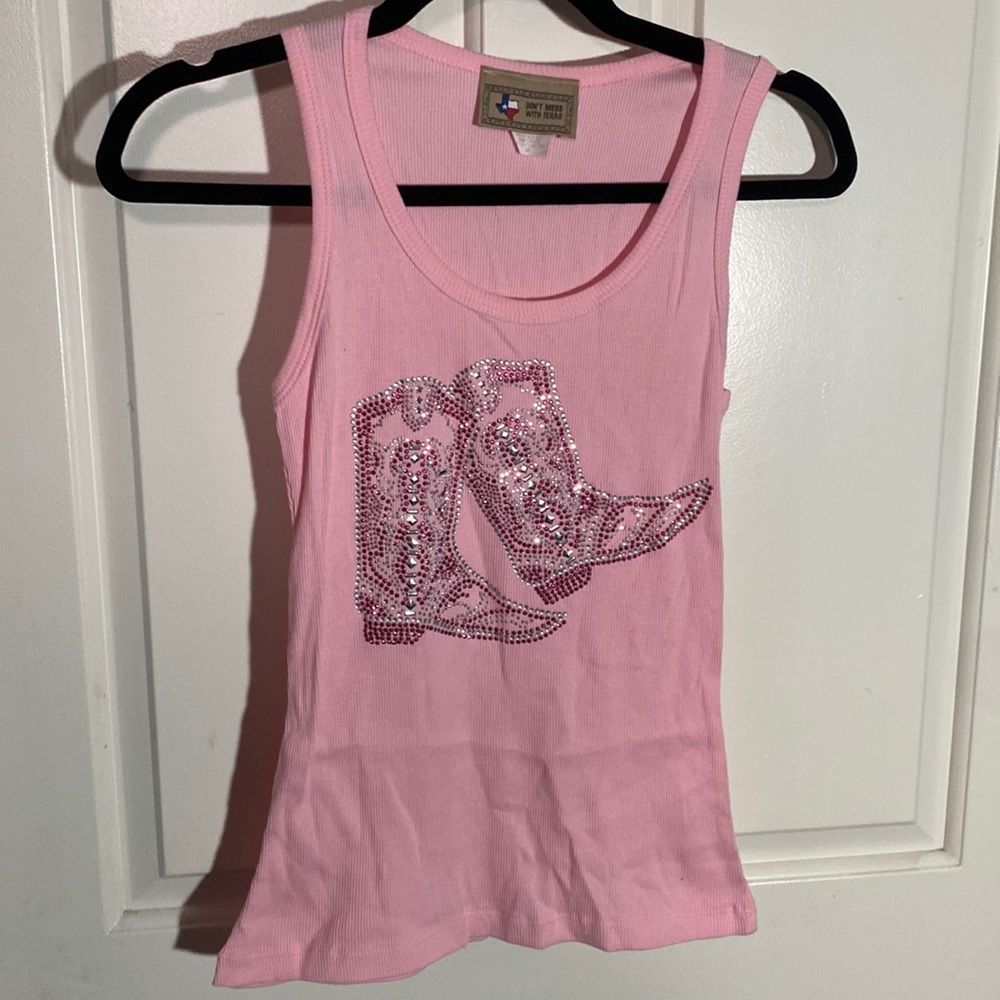 Cowgirl Boot Tank Top